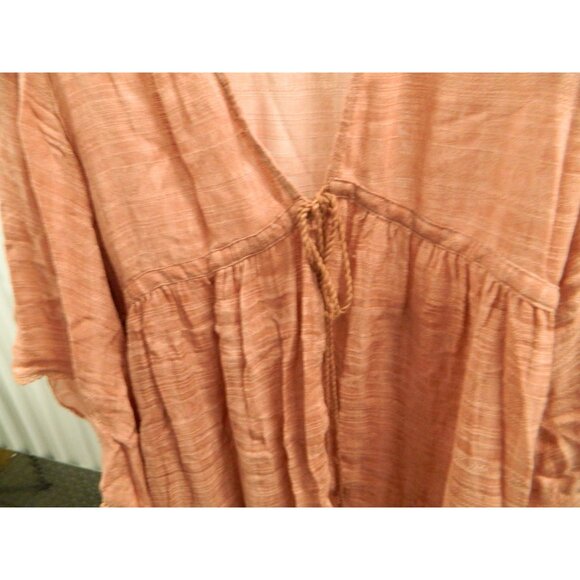 Ariat Womens XL/XXL Dusty Pink Sheer Duster Kimono Cover-Up Bell Sleeve Wrap - Picture 15 of 16